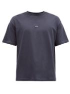 Matchesfashion.com A.p.c. - Kyle Logo-print Cotton-jersey T-shirt - Mens - Navy