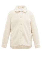 Matchesfashion.com Stand Studio - Jeremy Teddy Fleece Overshirt - Womens - Ivory