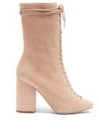 Brother Vellies Lali Lace-up Suede Boots
