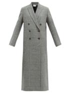 Matchesfashion.com Pallas Paris - Harrison Prince-of-wales-check Wool Coat - Womens - Black Green
