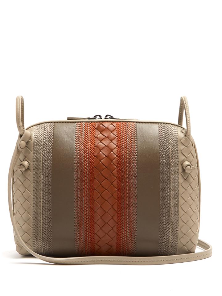 Bottega Veneta Nodini Small Embroidered Cross-body Bag