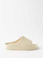 Khaite - Brighton Rubber Slides - Womens - Cream