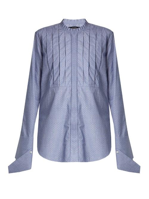 Ellery Tightly Bound Bib-front Cotton Shirt