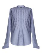 Ellery Tightly Bound Bib-front Cotton Shirt