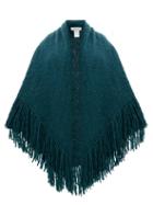 Gabriela Hearst - Lauren Fringed Cashmere Wrap - Womens - Green