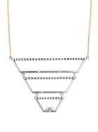 Matchesfashion.com Susan Foster - Diamond, White Gold & Yellow Gold Necklace - Womens - Gold