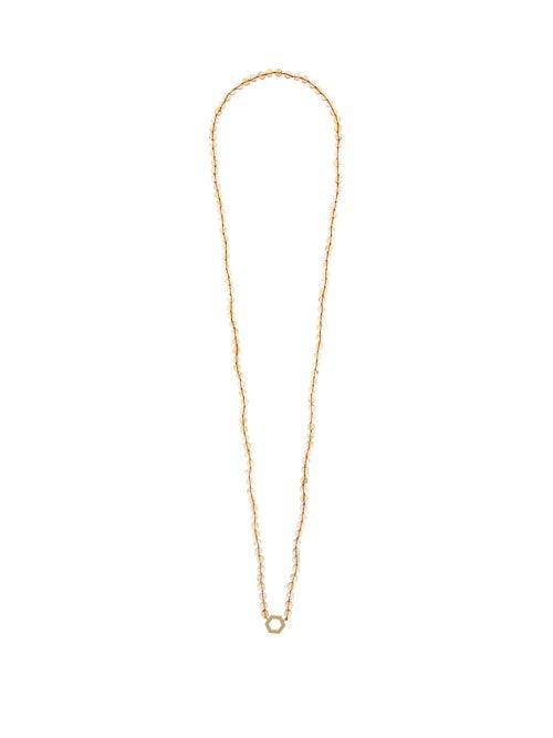 Matchesfashion.com Harwell Godfrey - Citrine & 18kt Gold Necklace - Womens - Yellow