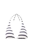 Matchesfashion.com Melissa Odabash - Athens Halterneck Striped Bikini Top - Womens - Navy Stripe