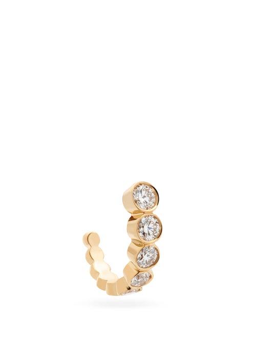 Matchesfashion.com Sophie Bille Brahe - Ensemble Diamond & 18kt Gold Single Earring - Womens - Diamond