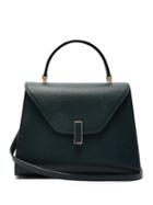 Matchesfashion.com Valextra - Iside Medium Grained Leather Bag - Womens - Dark Green