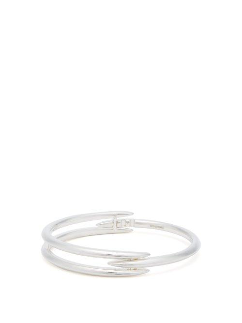 Matchesfashion.com Shaun Leane - Triple Arc Sterling Silver Bracelet - Mens - Silver