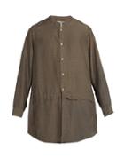 Matchesfashion.com By Walid - Pita Stand Collar Floral Print Shirt - Mens - Brown Multi