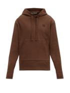 Matchesfashion.com Acne Studios - Ferris Face Cotton Hooded Sweatshirt - Mens - Brown