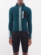 Caf Du Cycliste - Ingrid Hooded Fleece Cycling Jacket - Mens - Green