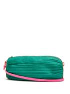 Loewe - Pleated Leather Bracelet Bag - Womens - Green