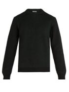 Lanvin Ribbed-knit Crew-neck Sweater