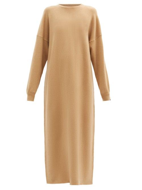 Matchesfashion.com Extreme Cashmere - No. 106 Weird Stretch-cashmere Dress - Womens - Camel