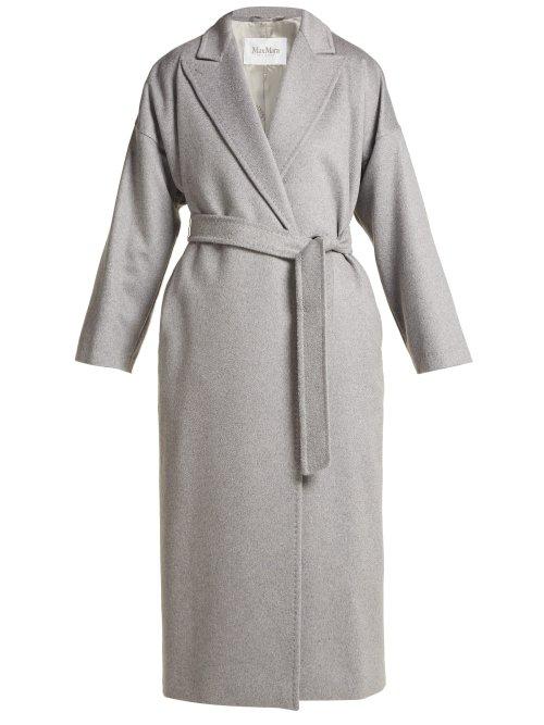 Matchesfashion.com Max Mara - Teti Coat - Womens - Light Grey