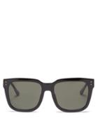 Matchesfashion.com Linda Farrow - Freya Square Recycled-acetate Sunglasses - Womens - Black