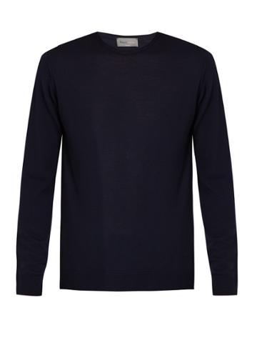 Kilgour Crew-neck Merino-wool Sweater