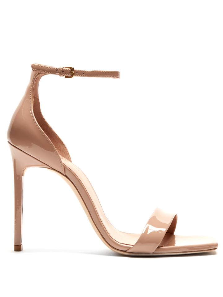 Saint Laurent Amber Patent-leather Sandals