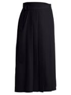 Matchesfashion.com Joseph - Fleet Asymmetric Crepe Skirt - Womens - Navy