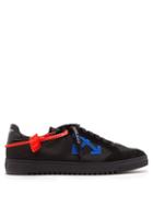 Matchesfashion.com Off-white - 2.0 Logo Appliqu Low Top Canvas Trainers - Mens - Black