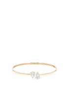 Matchesfashion.com Anissa Kermiche - North & South Diamond & 14kt Gold Bracelet - Womens - Gold