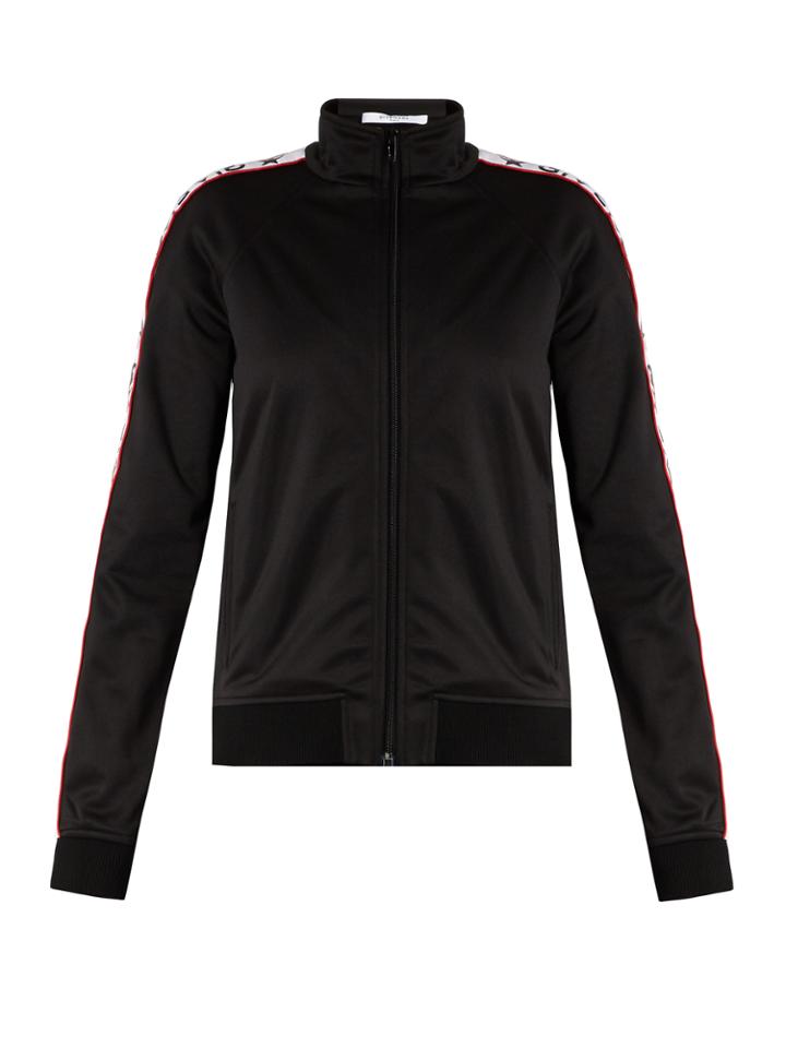 Givenchy Logo-print Technical-jersey Track Jacket