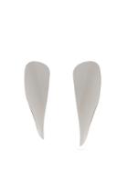 Matchesfashion.com Fay Andrada - Laine Curved Brass Earrings - Womens - Ivory