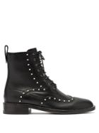 Jimmy Choo Hanah Faux-pearl Studded Leather Boots