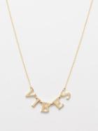 Roxanne First - Vibes 14kt Gold Necklace - Womens - Yellow Gold