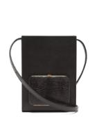 Matchesfashion.com Lutz Morris - Parker Grained-leather Cross-body Bag - Womens - Black