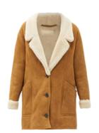 Matchesfashion.com Nili Lotan - Noelle Shearling Coat - Womens - Tan