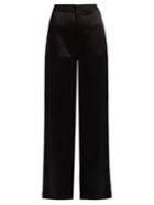 Lanvin High-waisted Satin Trousers