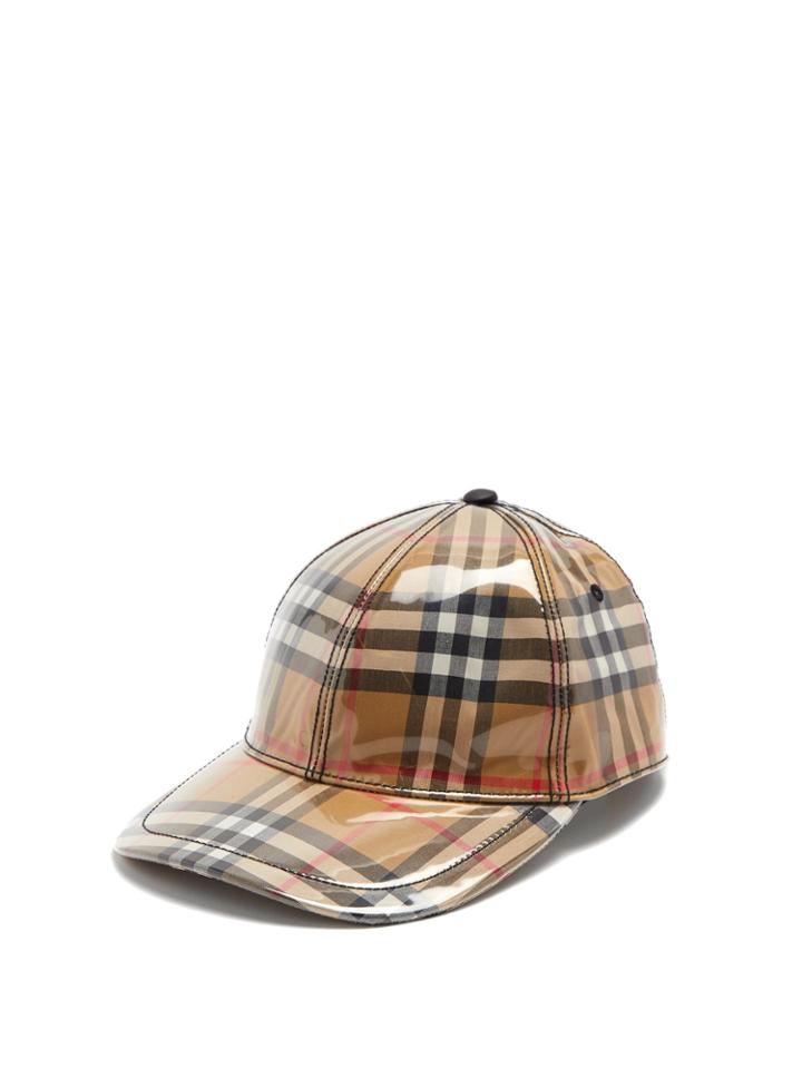 Burberry Laminated Vintage-check Cap