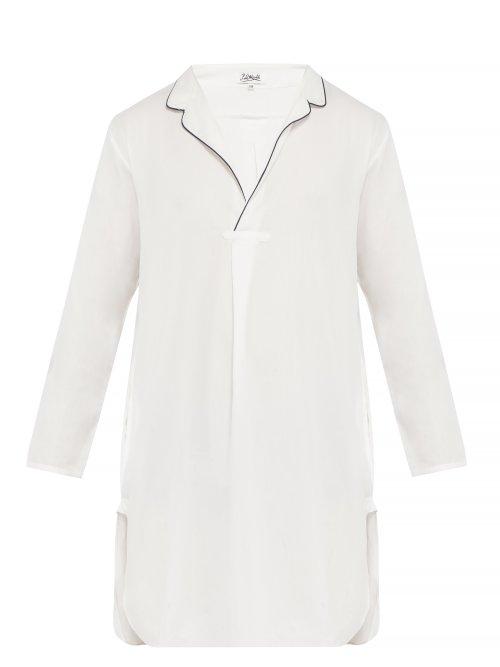 Matchesfashion.com P. Le Moult - Cotton Kaftan - Mens - White