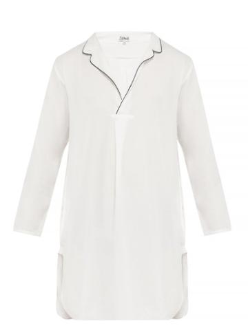 Matchesfashion.com P. Le Moult - Cotton Kaftan - Mens - White