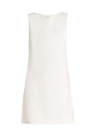 Matchesfashion.com Osman - Lou Lou Embellished Back Crepe Cady Dress - Womens - Cream