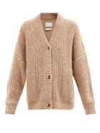 Matchesfashion.com Lauren Manoogian - Ribbed-knit Cardigan - Womens - Camel