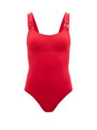 Ladies Beachwear Eres - Hopla Buckle-strap Swimsuit - Womens - Red