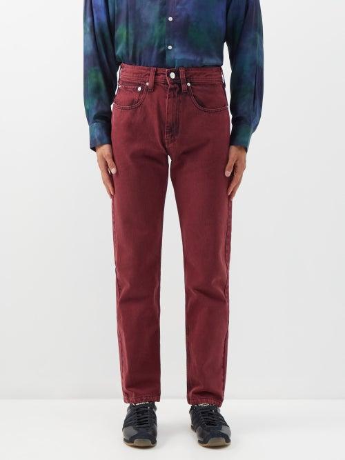 Namacheko - Uschi Straight-leg Jeans - Mens - Red