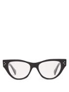 Matchesfashion.com Celine Eyewear - Cat Eye Acetate Glasses - Womens - Black