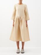 Toogood - The Spinner Linen-blend Dress - Womens - Light Gold