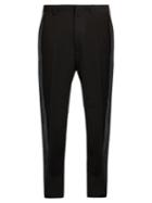 Lanvin Side-stripe Wool Straight-leg Trousers