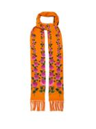 Matchesfashion.com Gucci - Floral Print Silk Scarf - Womens - Orange