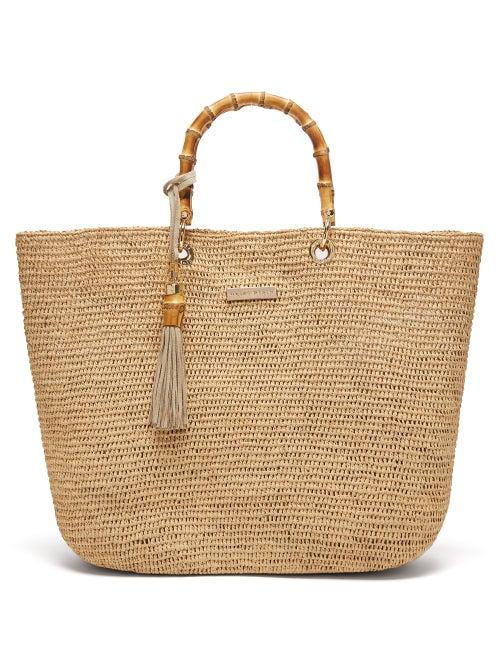 Matchesfashion.com Heidi Klein - Savannah Bay Medium Raffia Tote Bag - Womens - Beige