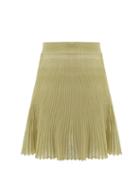Matchesfashion.com Jacquemus - Helado Cotton-blend Gauze Skirt - Womens - Green