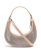 Matchesfashion.com Staud - Sasha Mini Chainmail And Leather Bag - Womens - Silver
