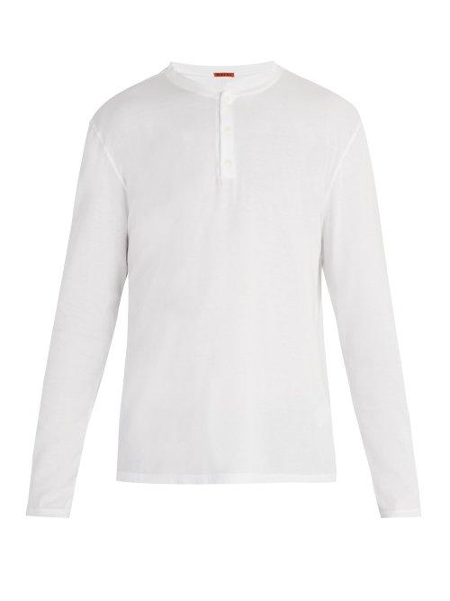Matchesfashion.com Barena Venezia - Henley Long Sleeved T Shirt - Mens - White